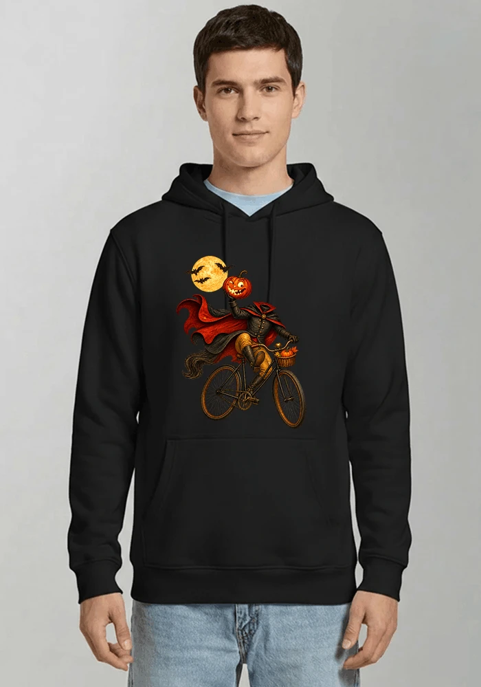 krbis kopf fahrrad halloween shirt outfit fr radfahrer kapuzenpullover black