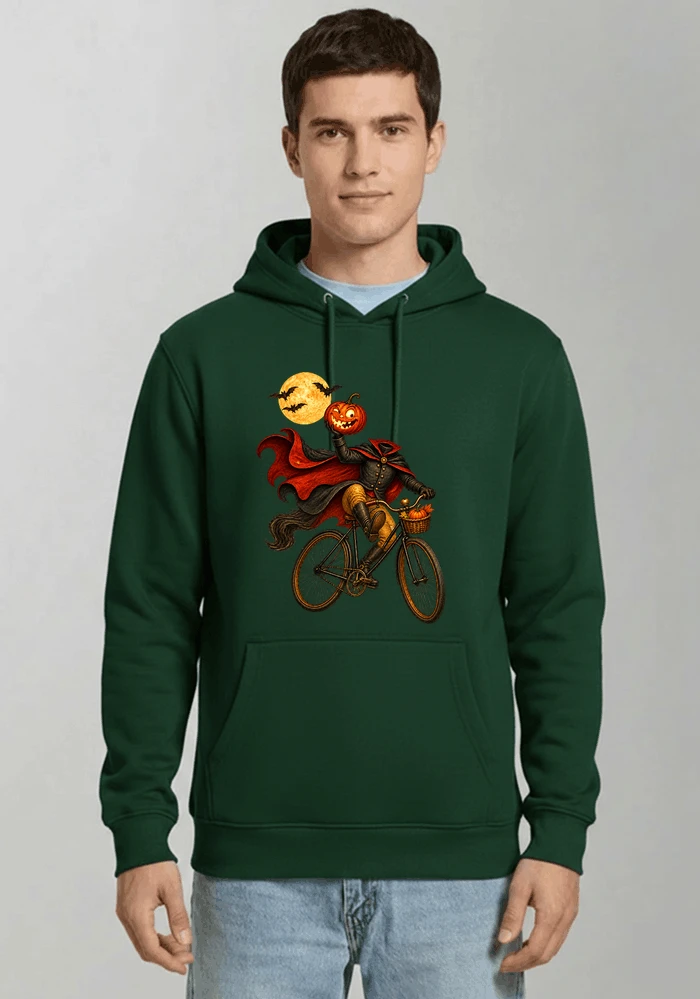 krbis kopf fahrrad halloween shirt outfit fr radfahrer kapuzenpullover forest green