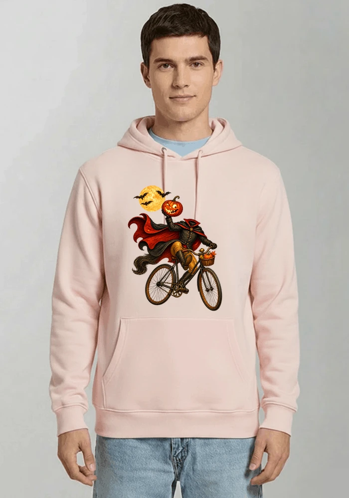 krbis kopf fahrrad halloween shirt outfit fr radfahrer kapuzenpullover light pink