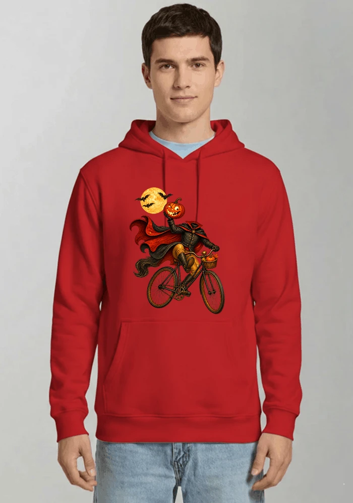 krbis kopf fahrrad halloween shirt outfit fr radfahrer kapuzenpullover red