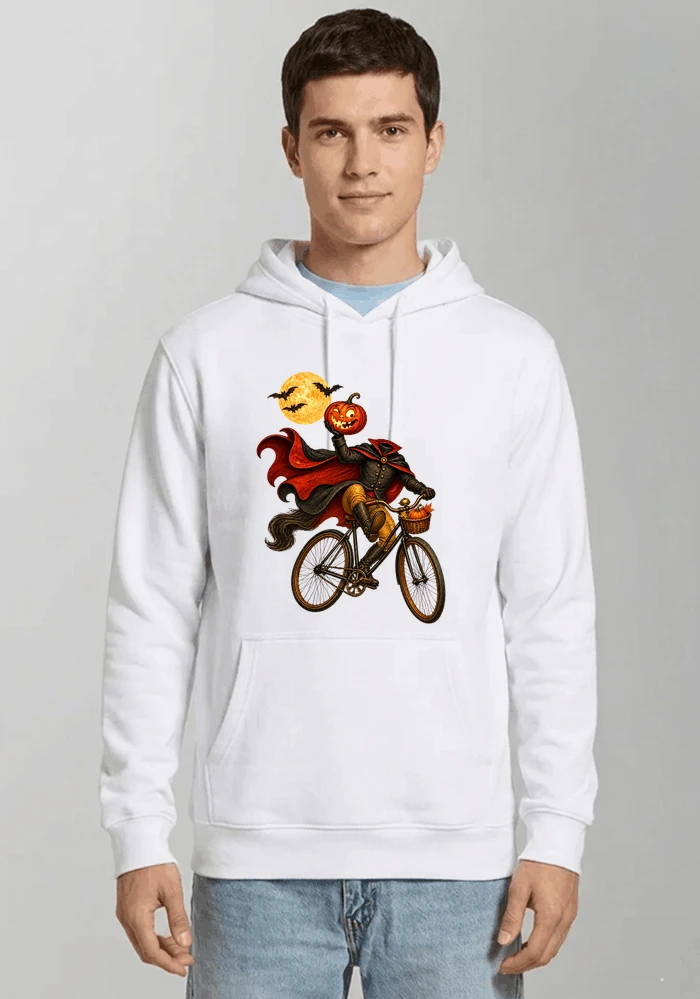 krbis kopf fahrrad halloween shirt outfit fr radfahrer kapuzenpullover white