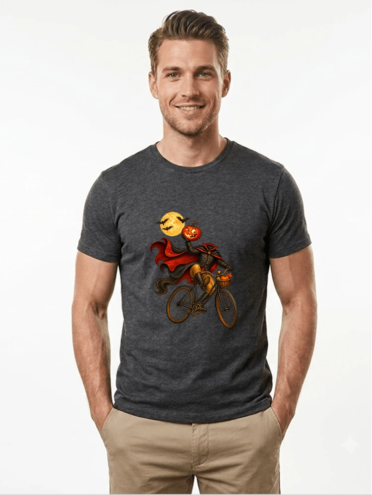 krbis kopf fahrrad halloween shirt outfit fr radfahrer t shirt anthracite melange