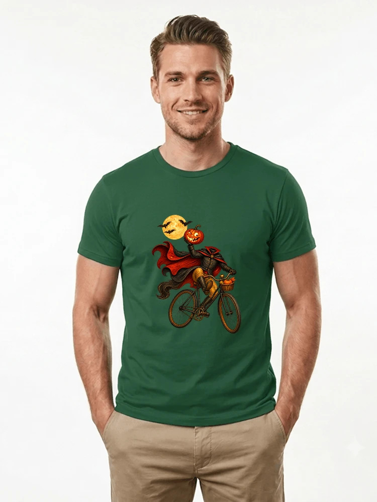 krbis kopf fahrrad halloween shirt outfit fr radfahrer t shirt forest green