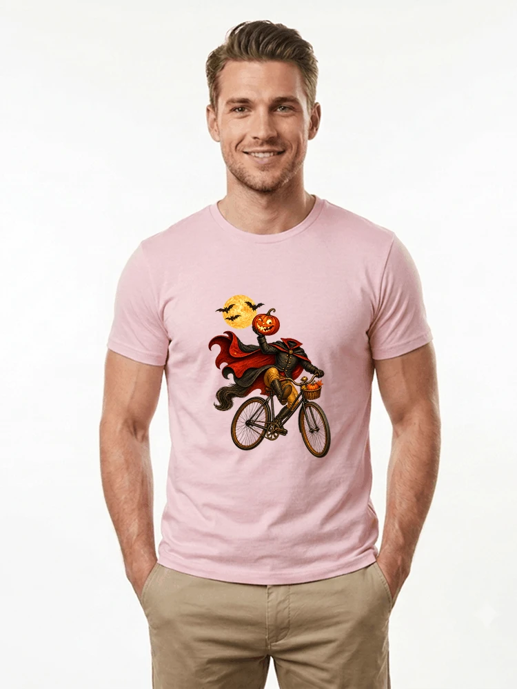 krbis kopf fahrrad halloween shirt outfit fr radfahrer t shirt light pink