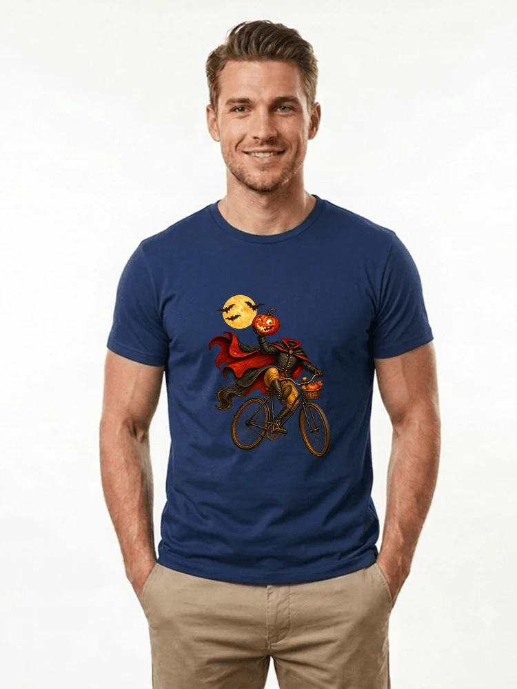 krbis kopf fahrrad halloween shirt outfit fr radfahrer t shirt navy