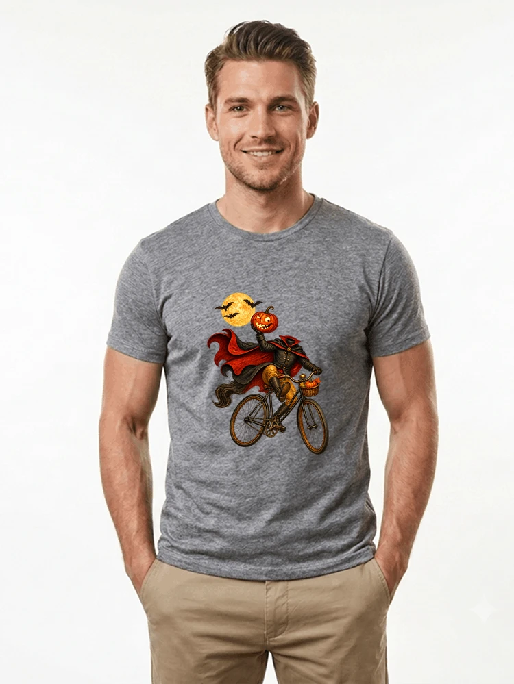 krbis kopf fahrrad halloween shirt outfit fr radfahrer t shirt sport grey