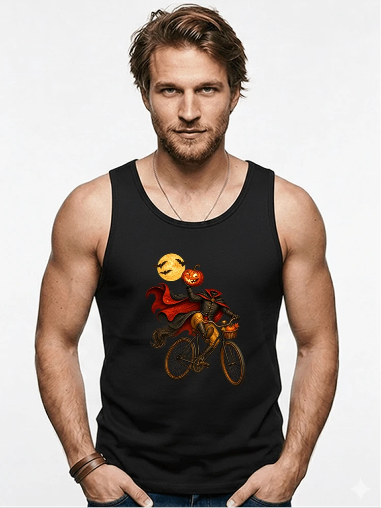 krbis kopf fahrrad halloween shirt outfit fr radfahrer tanktop black