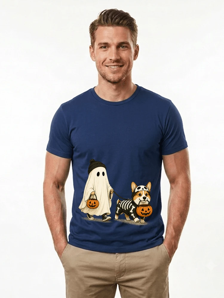 Lustiges Corgi Halloween Shirt Hundeliebhaber Geschenk