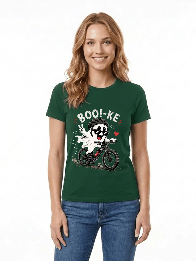 lustiges halloween t shirt damen herren fahrrad t shirt damen t shirt forest green