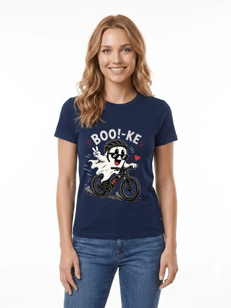lustiges halloween t shirt damen herren fahrrad t shirt damen t shirt navy