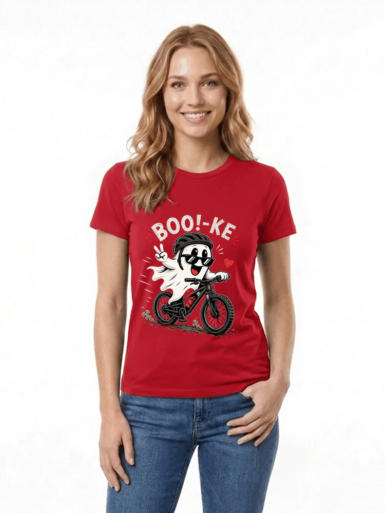 lustiges halloween t shirt damen herren fahrrad t shirt damen t shirt red