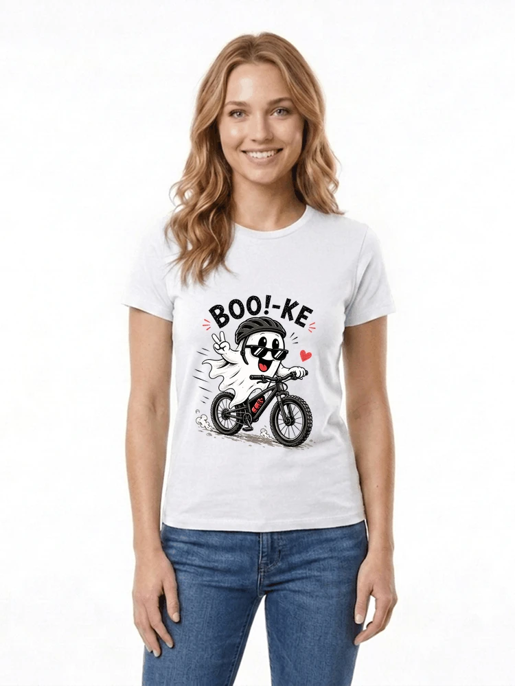 lustiges halloween t shirt damen herren fahrrad t shirt damen t shirt white