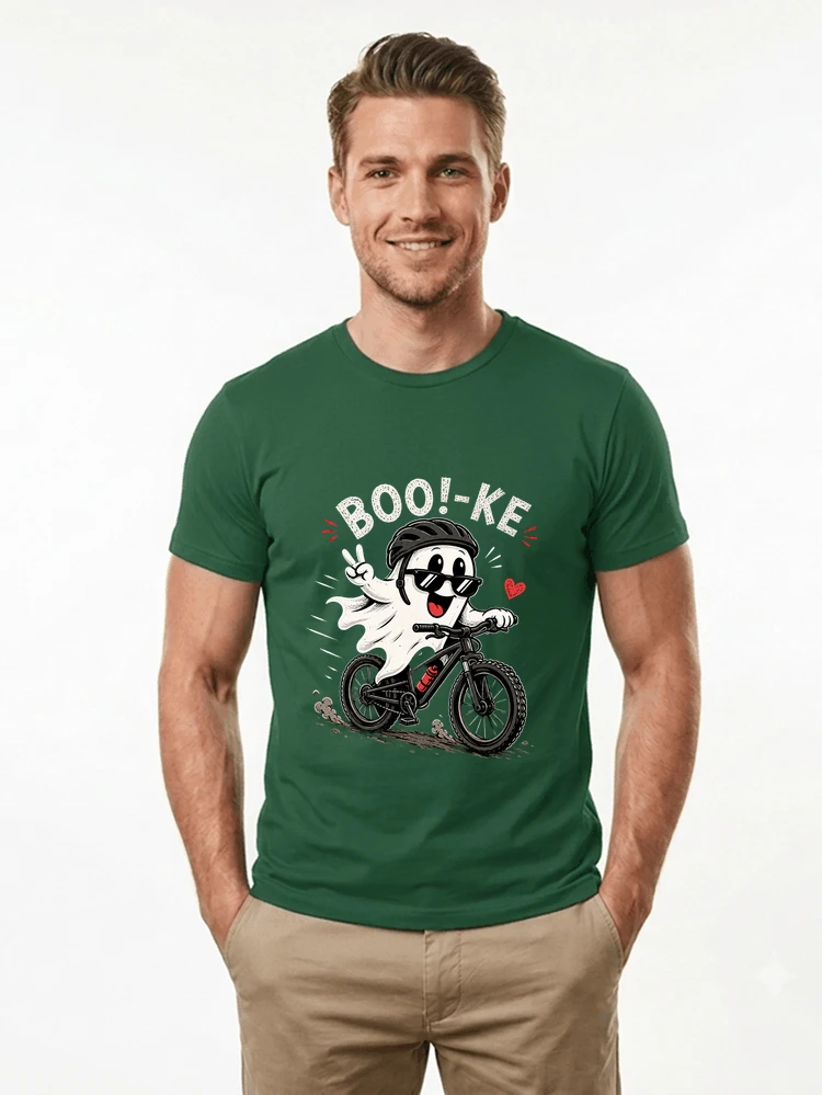 lustiges halloween t shirt damen herren fahrrad t shirt t shirt forest green
