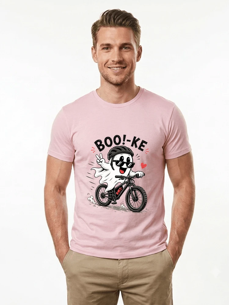 lustiges halloween t shirt damen herren fahrrad t shirt t shirt light pink