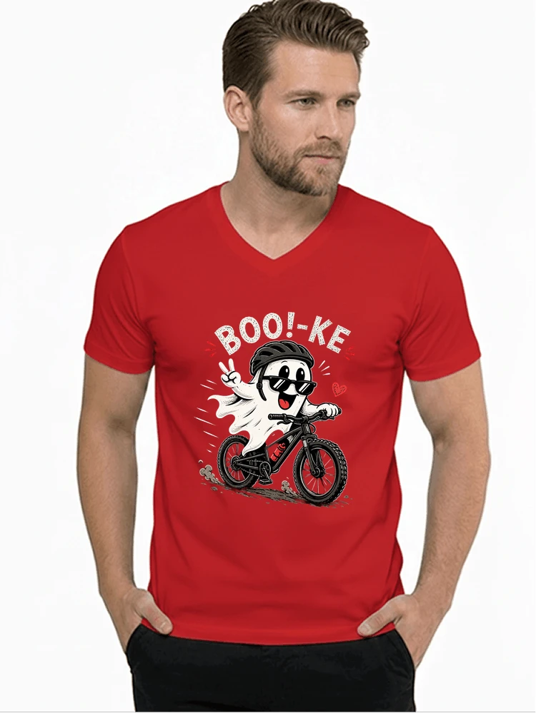 lustiges halloween t shirt damen herren fahrrad t shirt t shirt mit v ausschnitt red