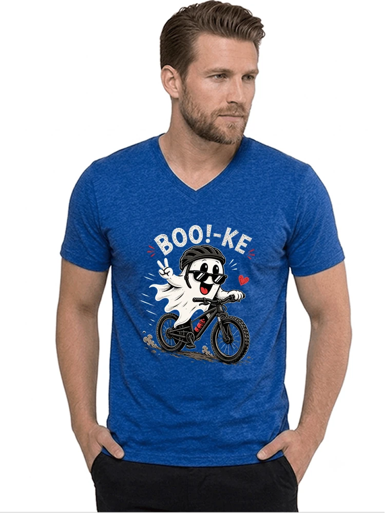 lustiges halloween t shirt damen herren fahrrad t shirt t shirt mit v ausschnitt royal blue