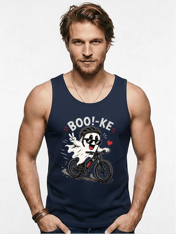 lustiges halloween t shirt damen herren fahrrad t shirt tanktop navy