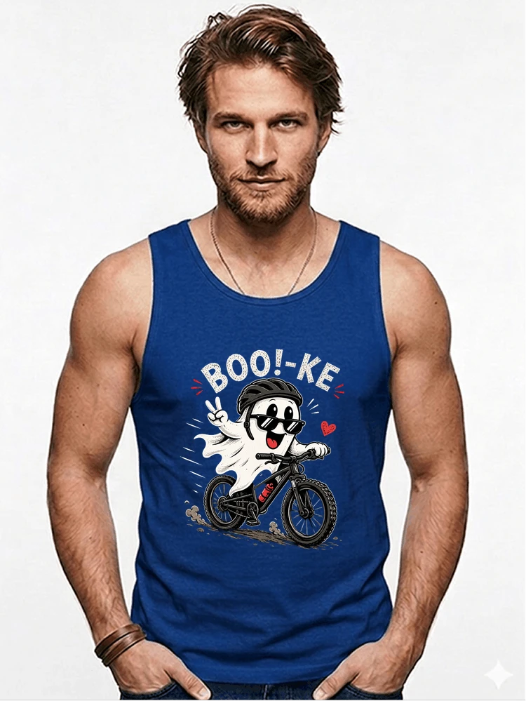 lustiges halloween t shirt damen herren fahrrad t shirt tanktop royal blue