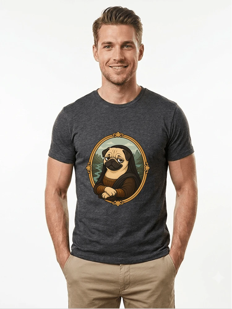Lustiges Mops Shirt- Parodie Motiv Shirt