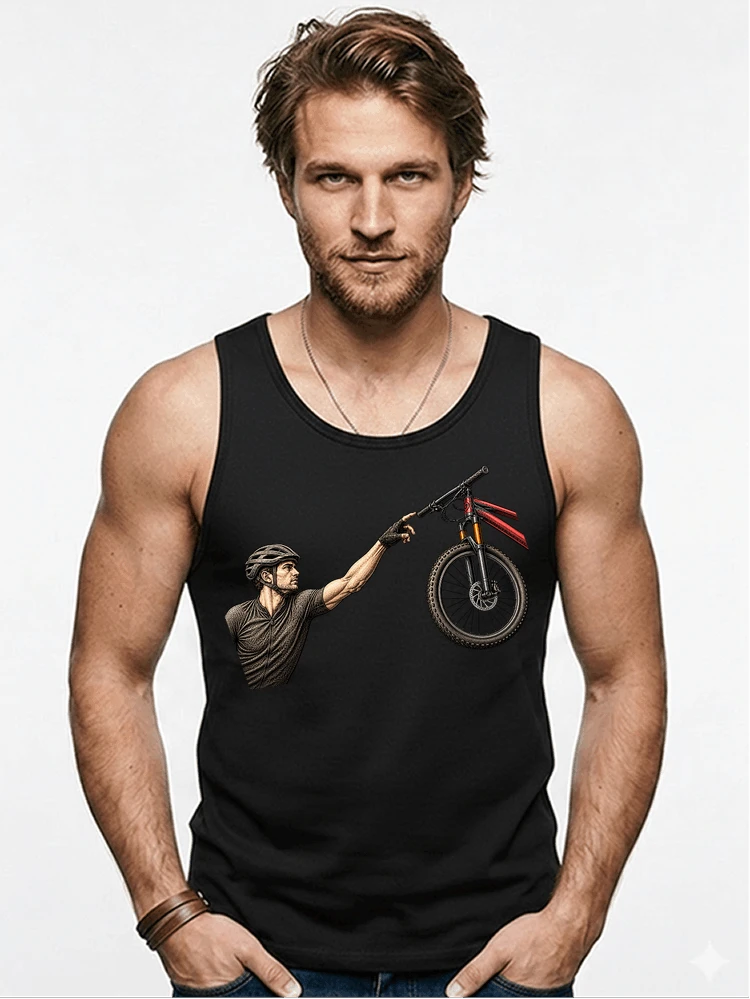 lustiges mountainbike parodiet shirt cooles mountainbike motiv fr biker tanktop black