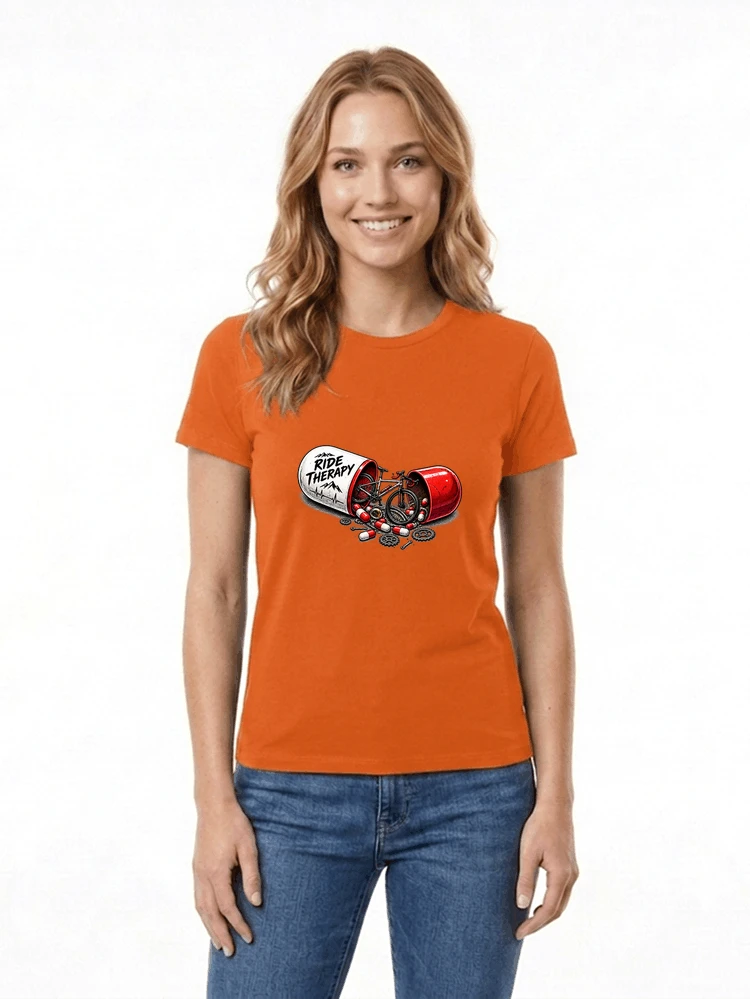 lustiges radsport geschenk herren damen damen t shirt orange