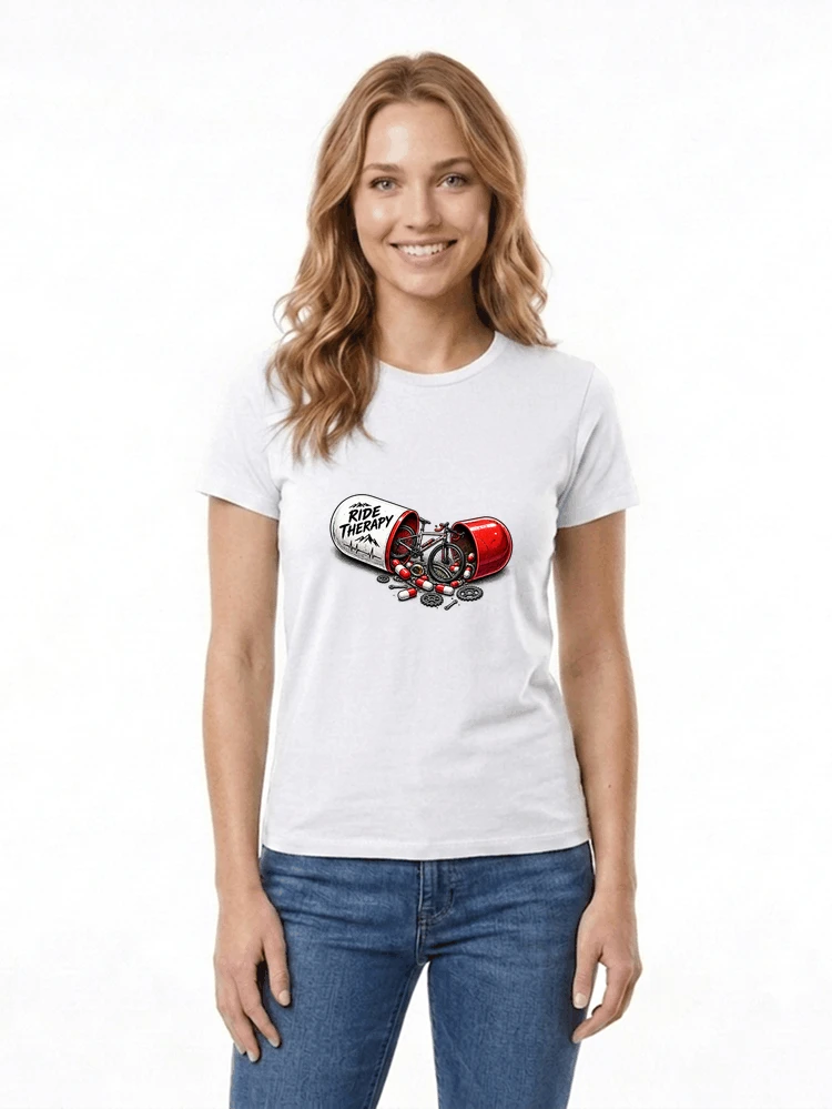 lustiges radsport geschenk herren damen damen t shirt white