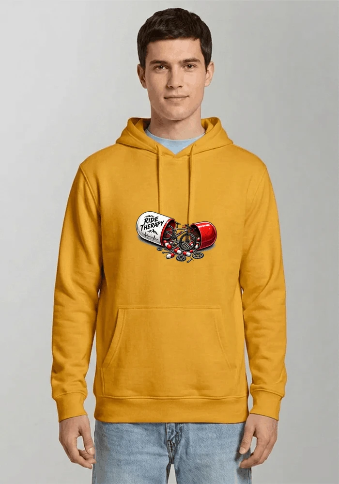 lustiges radsport geschenk herren damen kapuzenpullover gold