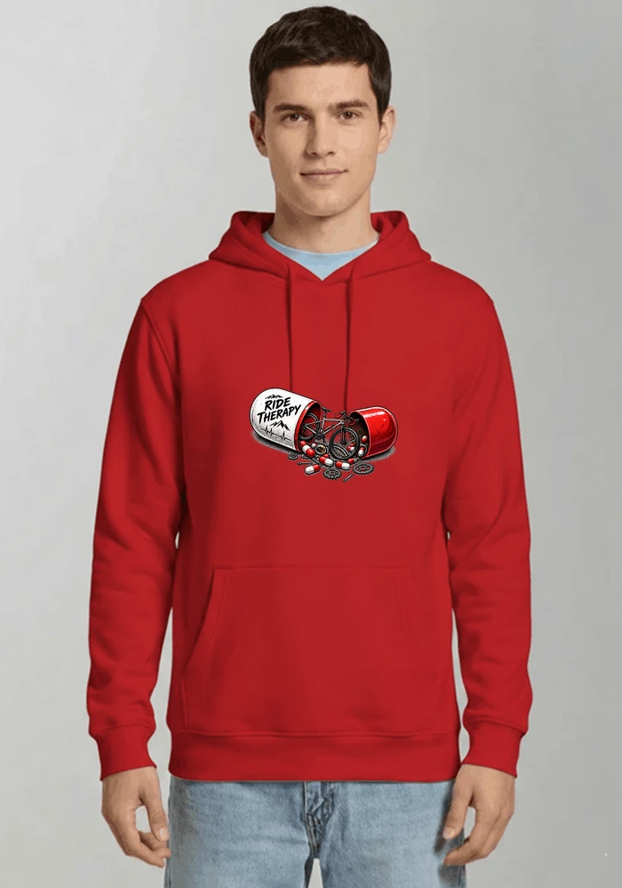 lustiges radsport geschenk herren damen kapuzenpullover red