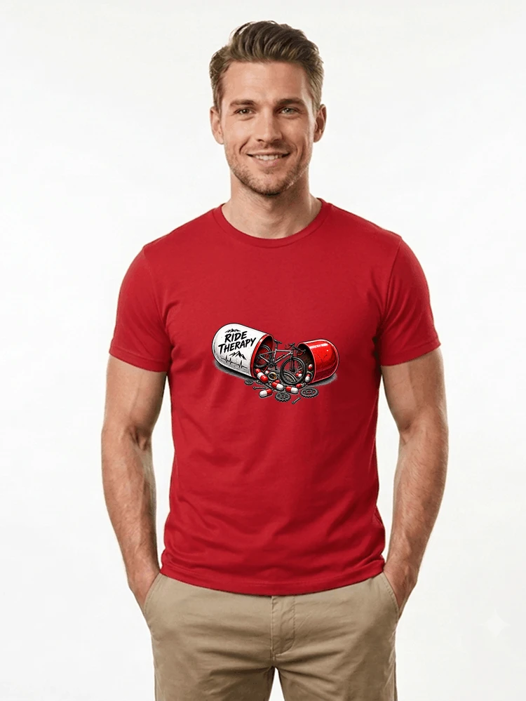 lustiges radsport geschenk herren damen t shirt red