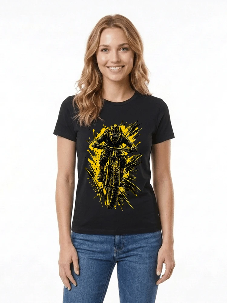 mountainbike grafik t shirt cooles mountainbike design shirt damen t shirt black