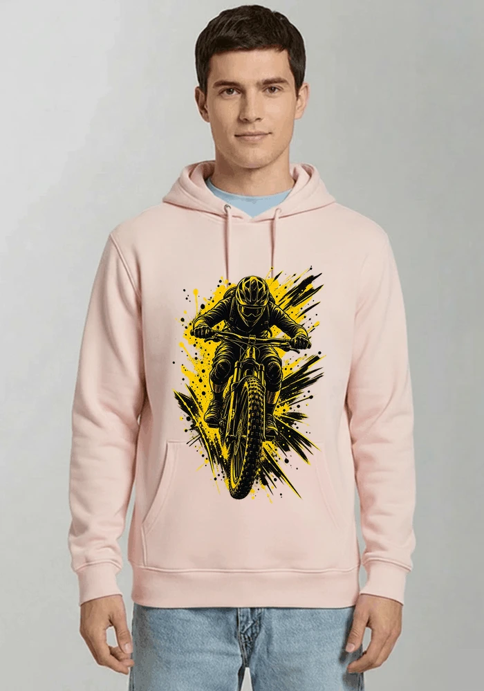 mountainbike grafik t shirt cooles mountainbike design shirt kapuzenpullover light pink
