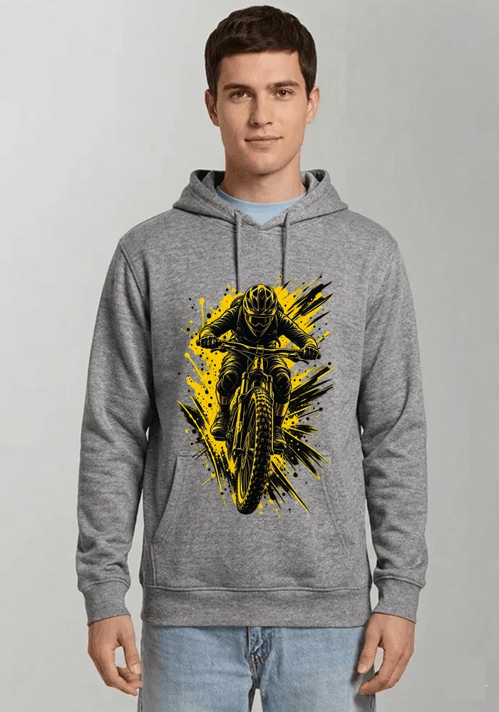 mountainbike grafik t shirt cooles mountainbike design shirt kapuzenpullover sport grey
