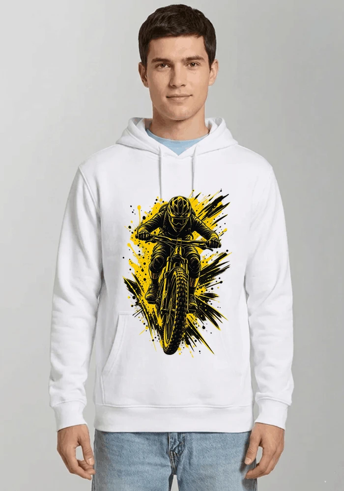 mountainbike grafik t shirt cooles mountainbike design shirt kapuzenpullover white