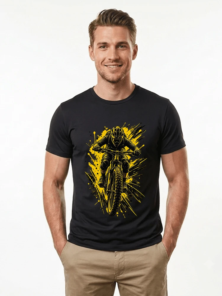 mountainbike grafik t shirt cooles mountainbike design shirt t shirt black