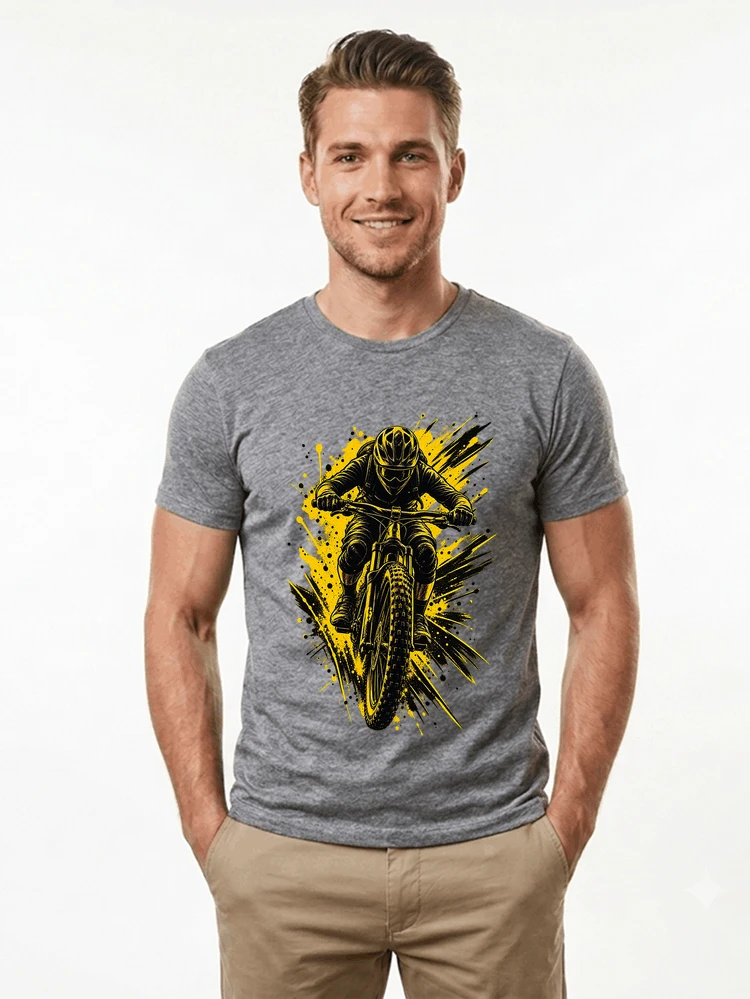 mountainbike grafik t shirt cooles mountainbike design shirt t shirt sport grey