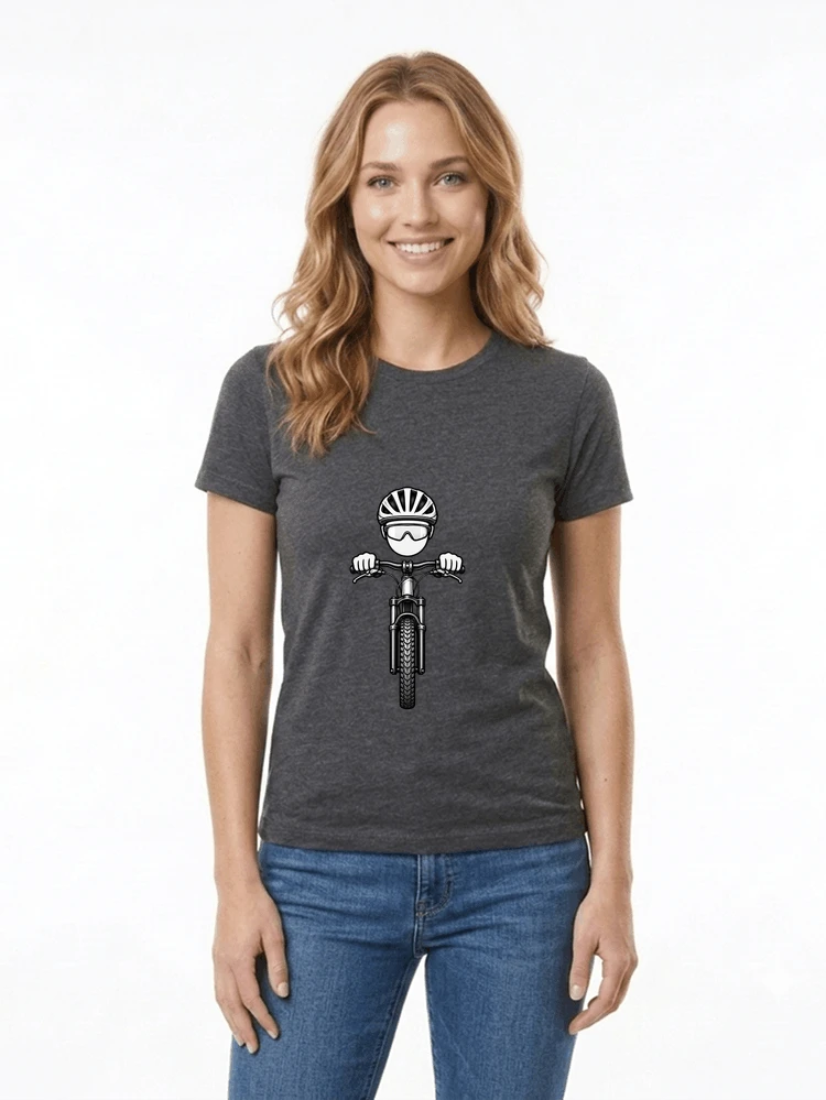 mtb comic t shirt herren damen lustiges geschenk fr radfahrer damen t shirt anthracite melange