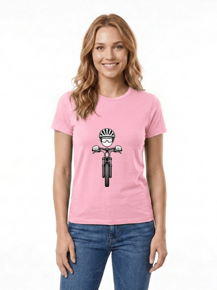 mtb comic t shirt herren damen lustiges geschenk fr radfahrer damen t shirt light pink