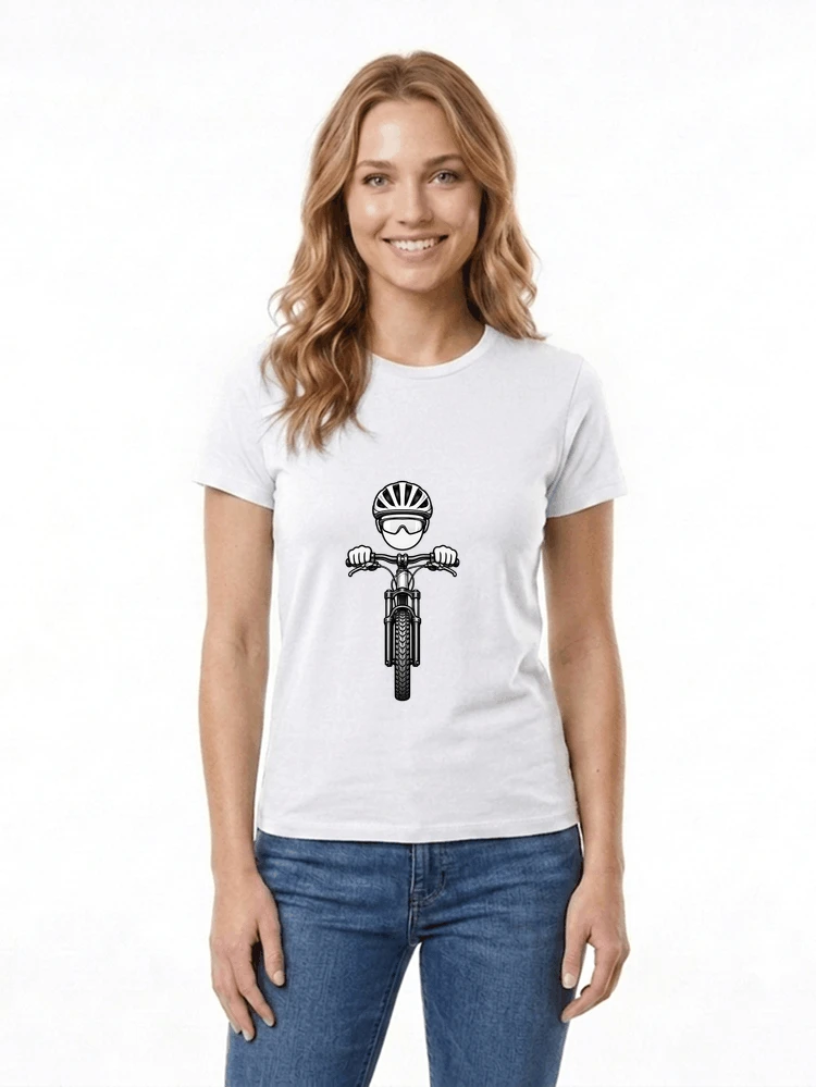 mtb comic t shirt herren damen lustiges geschenk fr radfahrer damen t shirt white