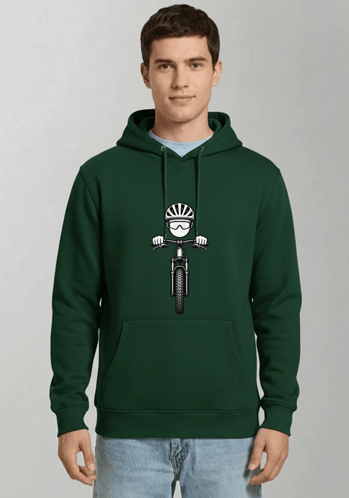 mtb comic t shirt herren damen lustiges geschenk fr radfahrer kapuzenpullover forest green