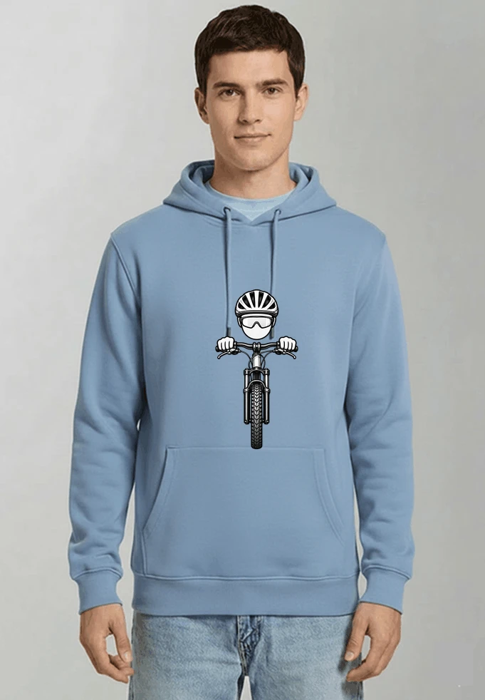 mtb comic t shirt herren damen lustiges geschenk fr radfahrer kapuzenpullover light blue