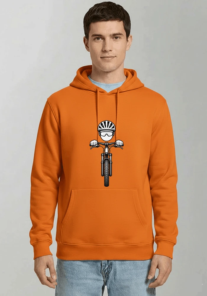 mtb comic t shirt herren damen lustiges geschenk fr radfahrer kapuzenpullover orange
