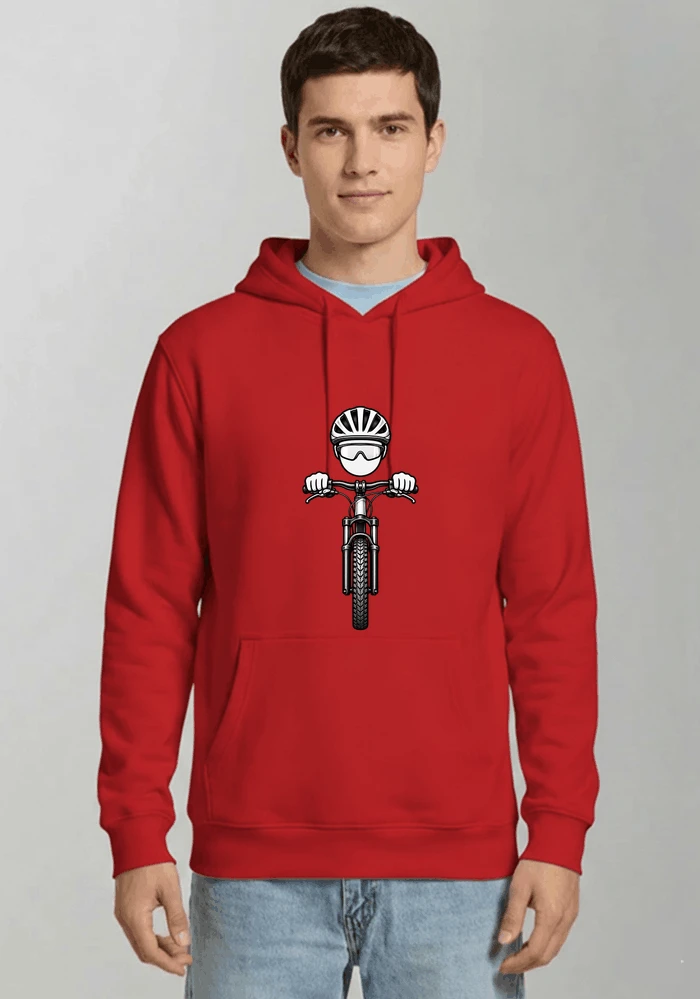 mtb comic t shirt herren damen lustiges geschenk fr radfahrer kapuzenpullover red