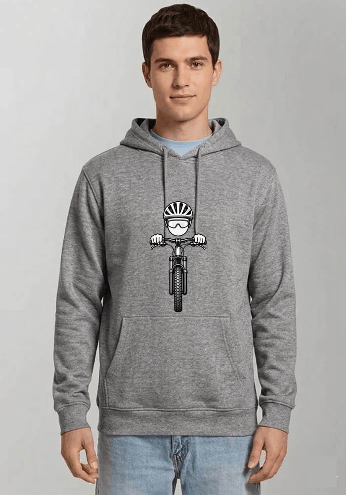 mtb comic t shirt herren damen lustiges geschenk fr radfahrer kapuzenpullover sport grey