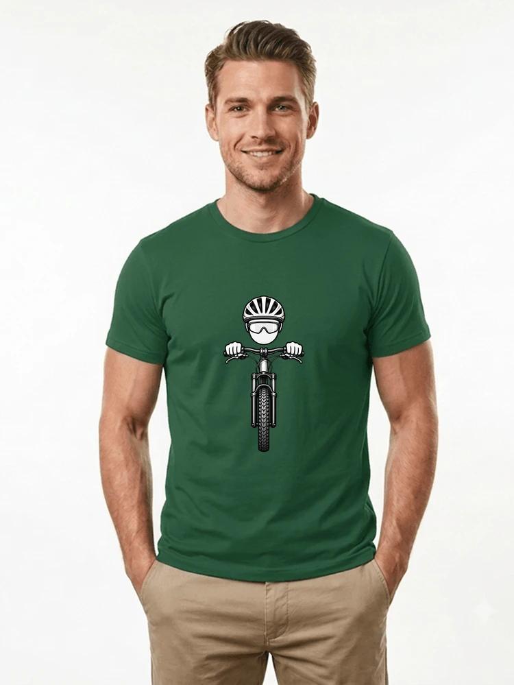 mtb comic t shirt herren damen lustiges geschenk fr radfahrer t shirt forest green