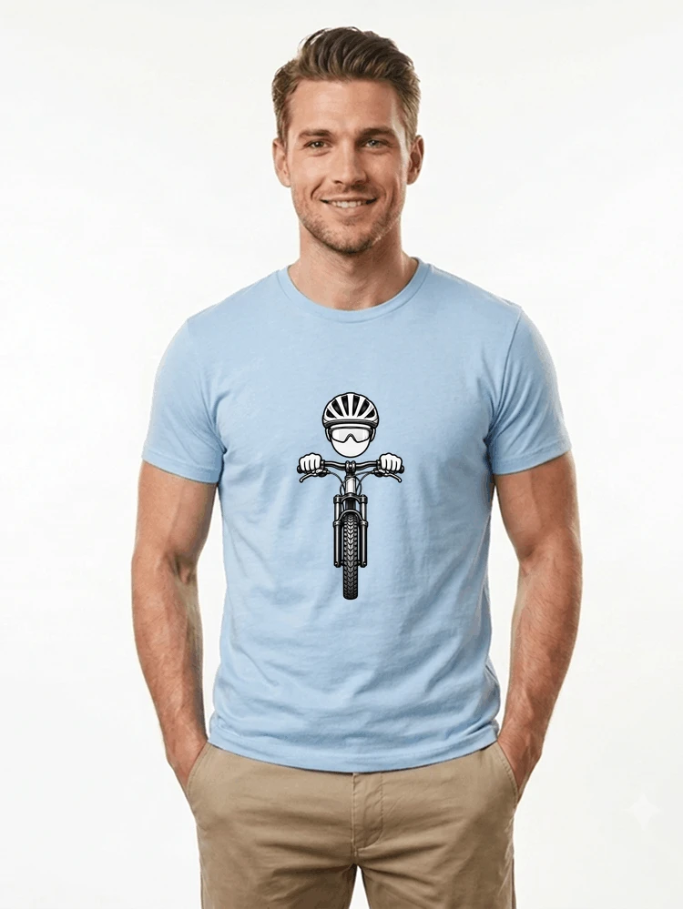 mtb comic t shirt herren damen lustiges geschenk fr radfahrer t shirt light blue