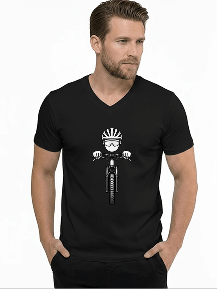 mtb comic t shirt herren damen lustiges geschenk fr radfahrer t shirt mit v ausschnitt black