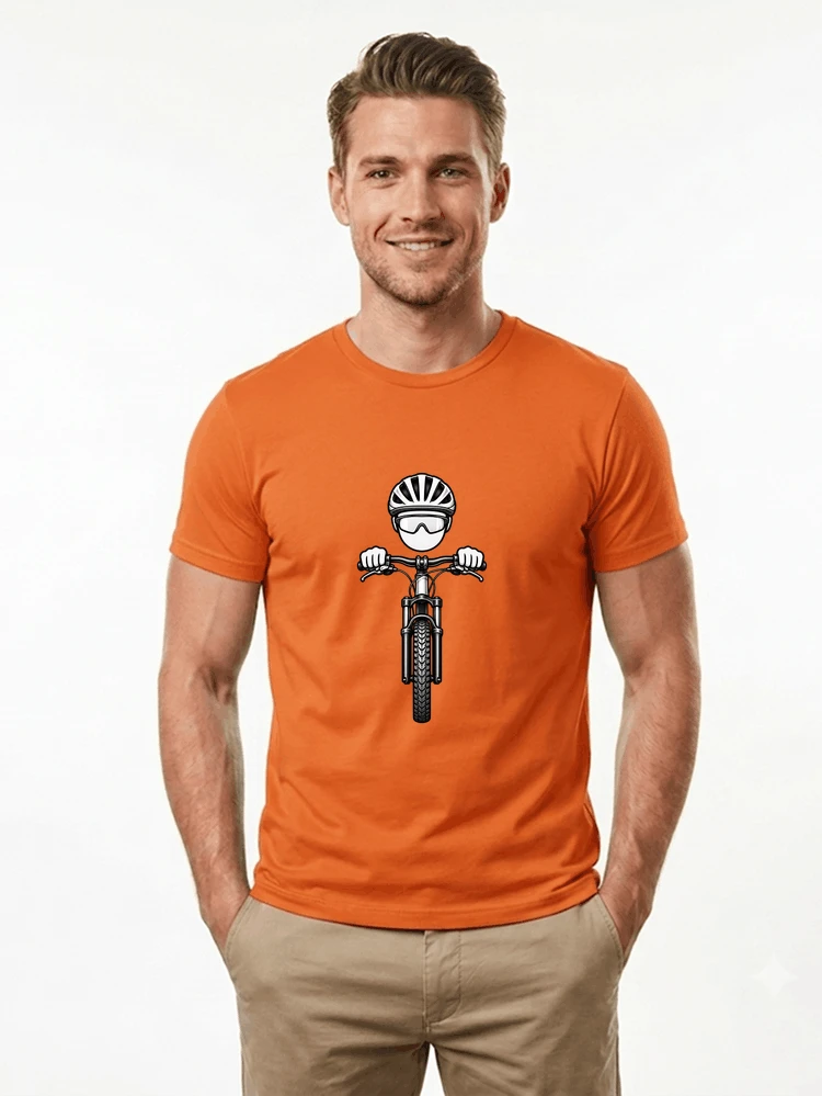 mtb comic t shirt herren damen lustiges geschenk fr radfahrer t shirt orange
