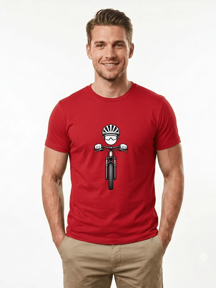 mtb comic t shirt herren damen lustiges geschenk fr radfahrer t shirt red