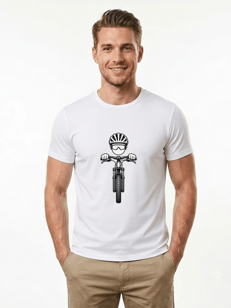 mtb comic t shirt herren damen lustiges geschenk fr radfahrer t shirt white