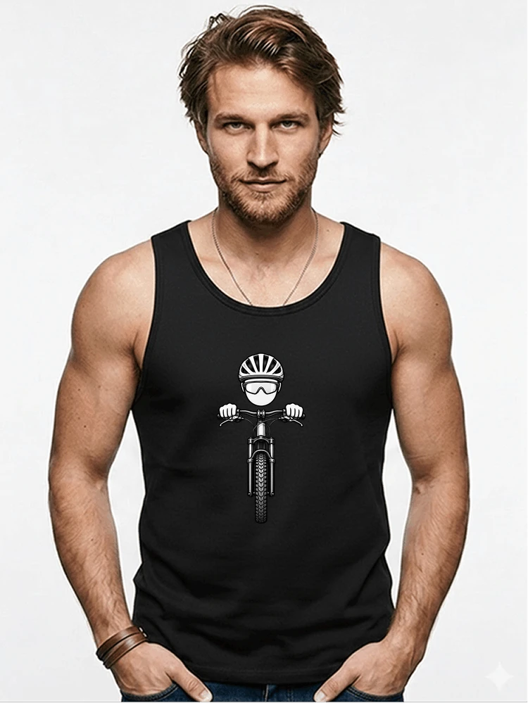 mtb comic t shirt herren damen lustiges geschenk fr radfahrer tanktop black